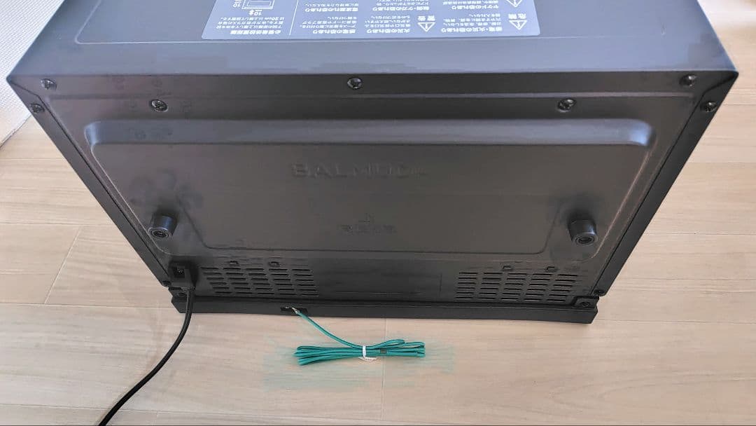 極美品 BALMUDA K04A-BK オーブンレンジ006