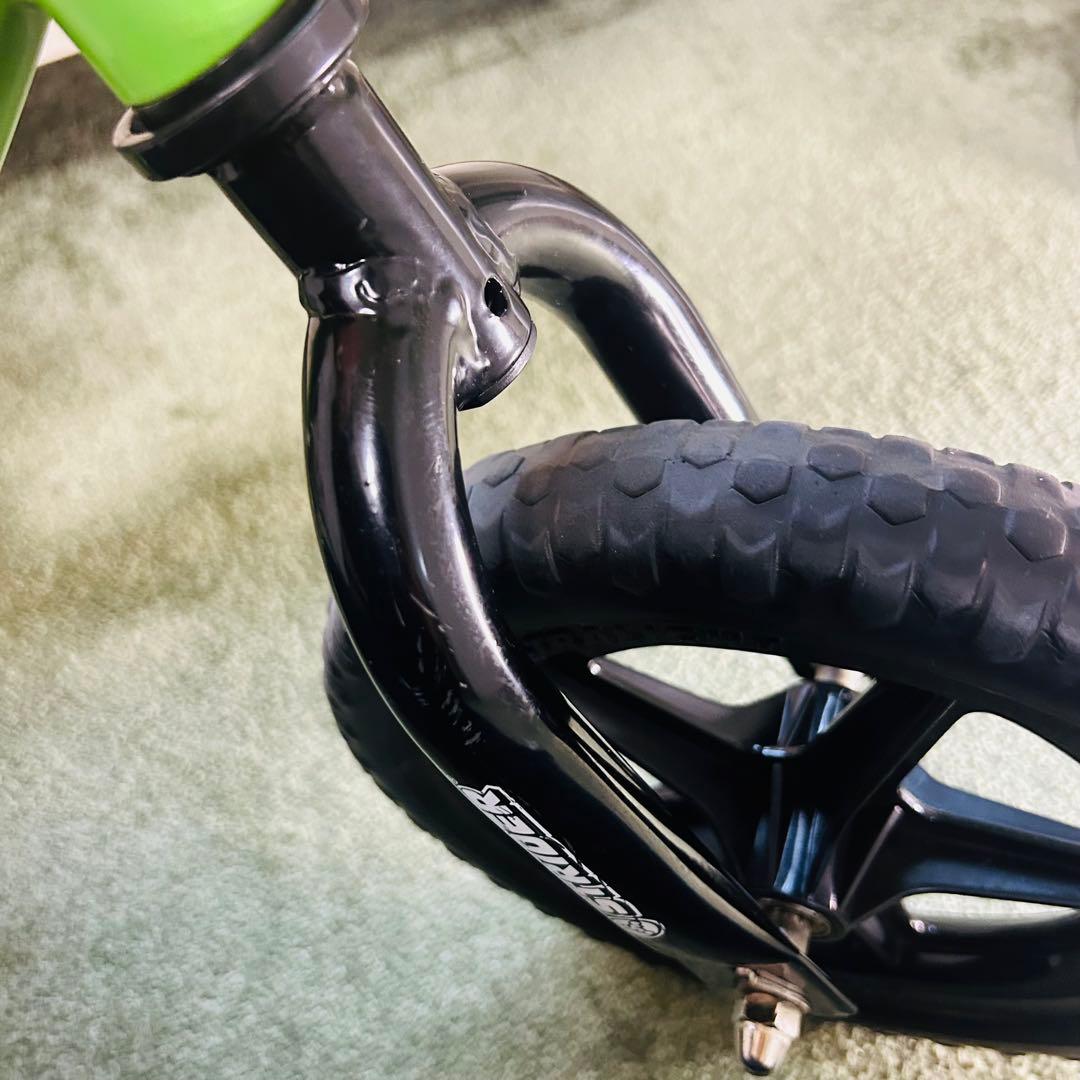 【状態良好】STRIDER スポーツ バランスバイク 12インチ グリーン