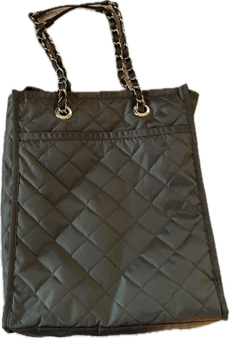 レスポートサック CHAIN TOTE オニキスチェーンキルト　ブラック