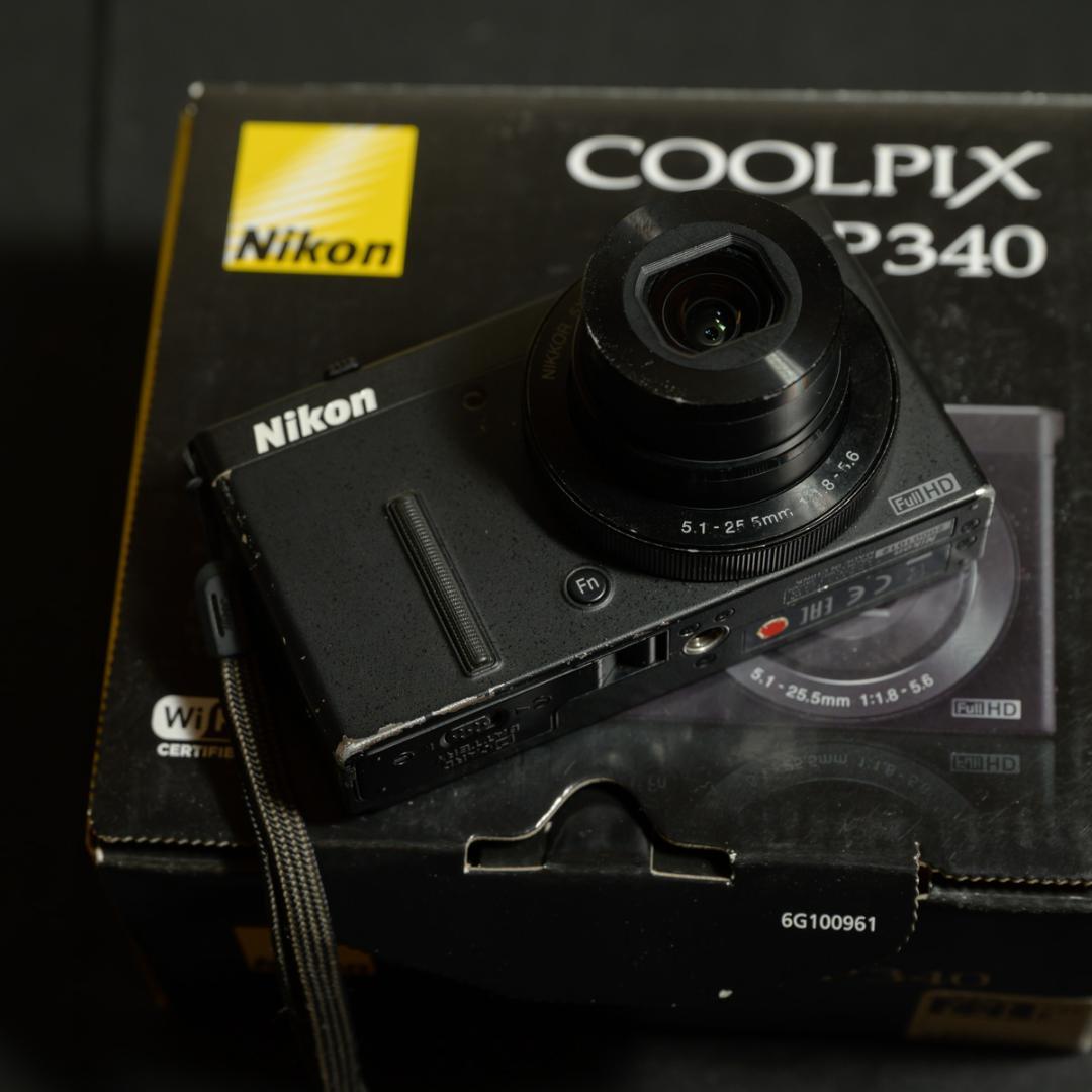 Nikon P340 フルセット 動作良好・予備バッテリー付