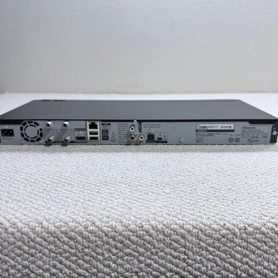 4K 1TB 3番組録画　パナソニックBDレコーダー　DMR-BRZ1000
