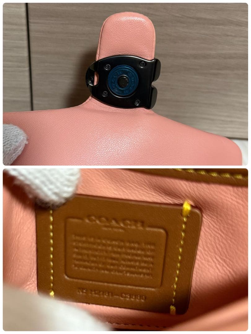 COACH タビー ピロー 2wayショルダーバッグ ハンドバッグ ピンク