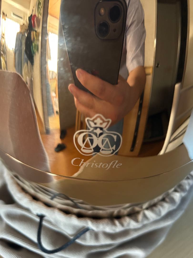 ムード　ゴールド　6人用　クリストフル　カトラリーセット 24金コ一ティング