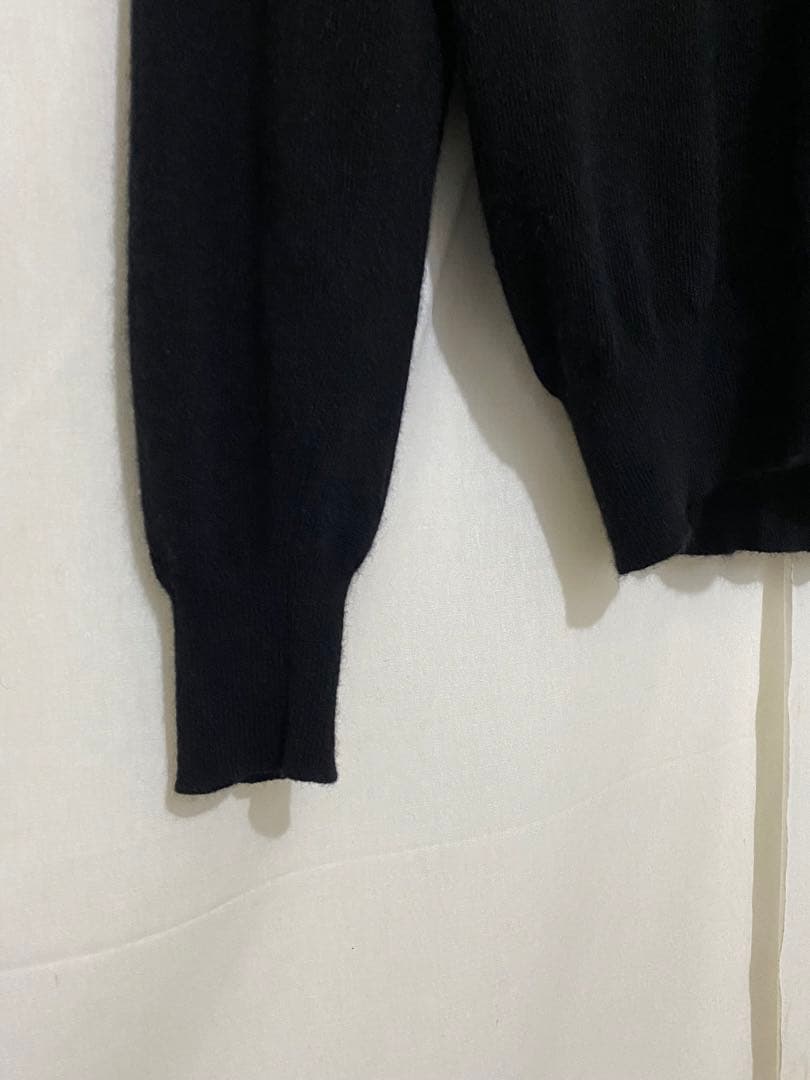 80s BALLANTYNE バランタイン カシミア ブラック 黒 40