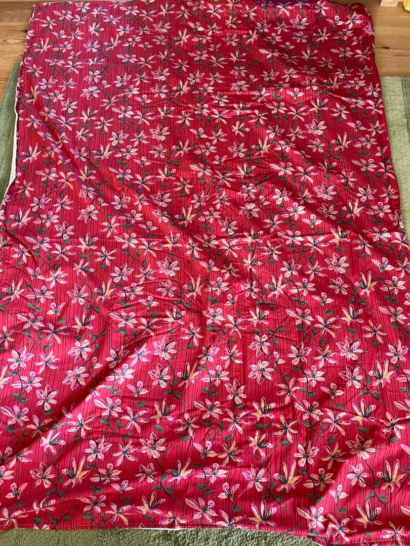 2枚セット【シビラ】掛カバー　裏地あったかフランネル生地　シングル　ムジカ