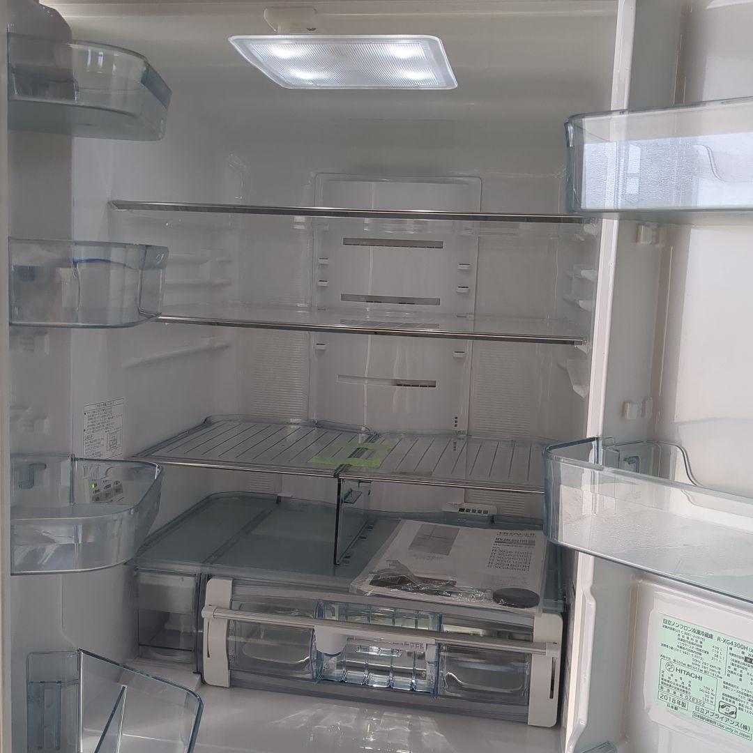 日立 R-XG4300H(XW) 冷蔵庫 430L 2018年製