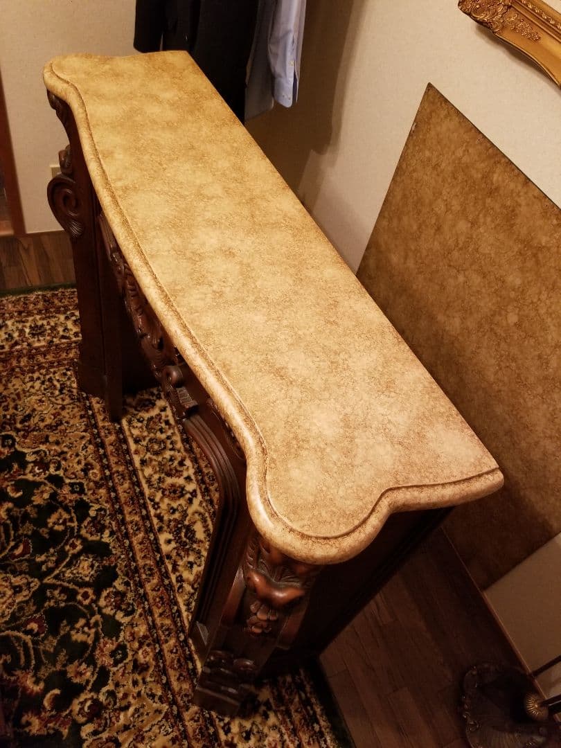 チリチリ 机 サイドテーブル デスク マントルピース 暖炉 映画