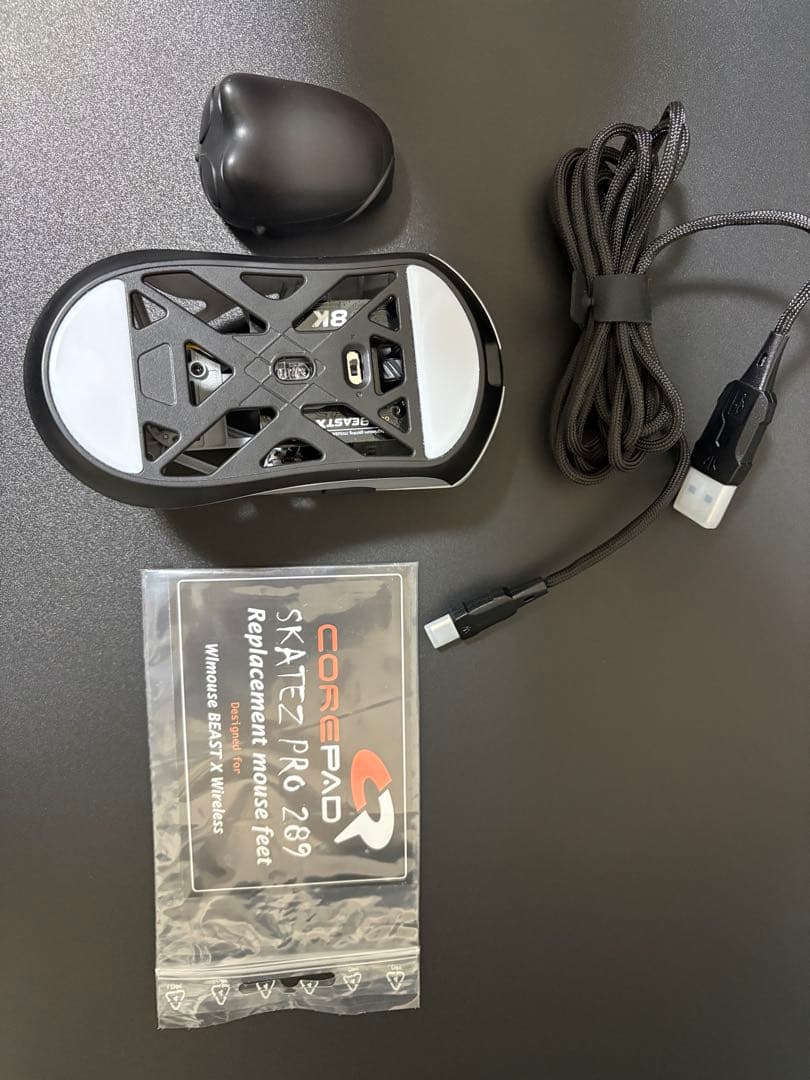 マウス・トラックボール WLmouse Beast X Pro Silver