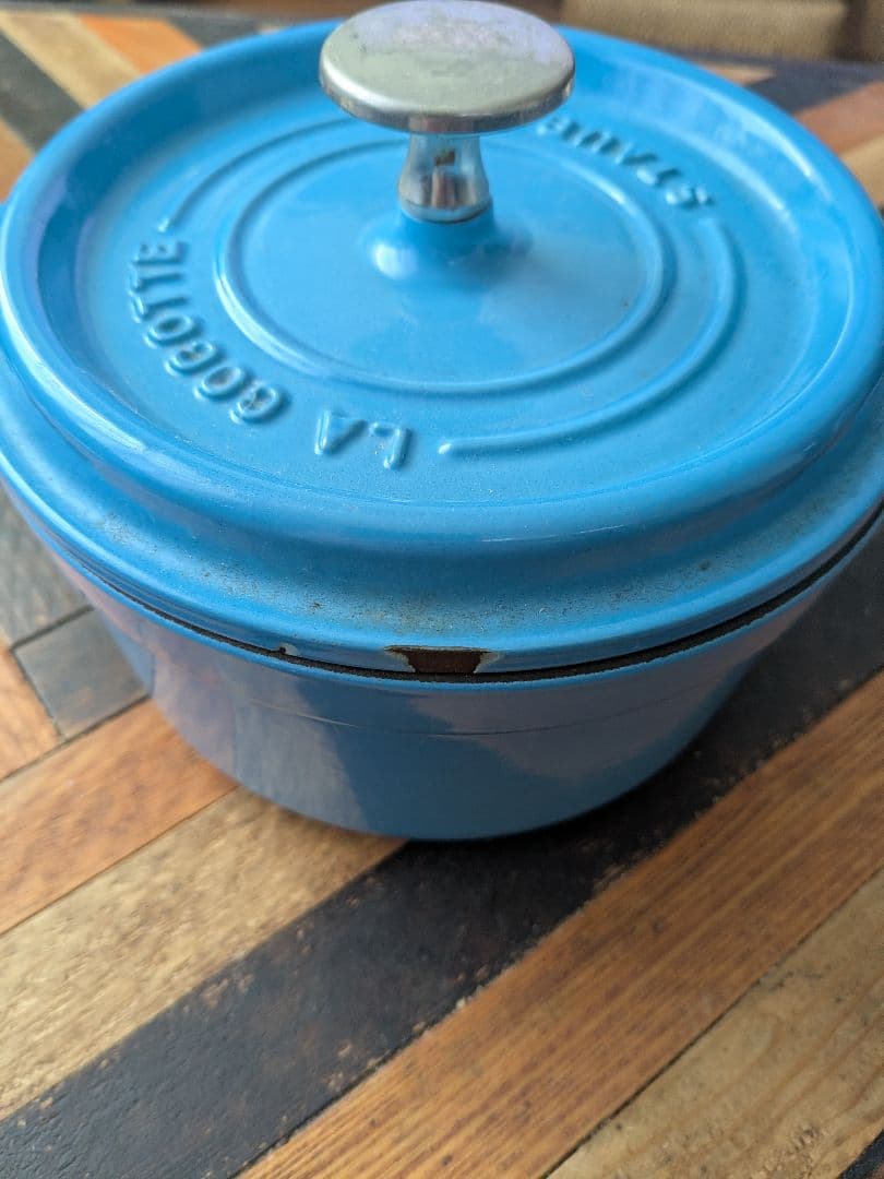 STAUB（ストウブ） ラ・ココット ラウンド 16cm 水色