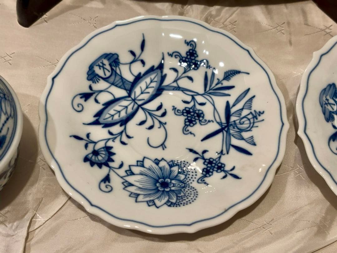 マイセン ブルーオニオン ティーセット