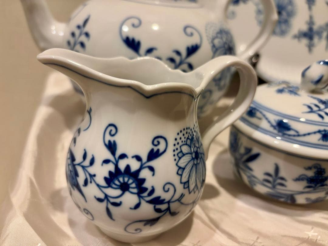 マイセン ブルーオニオン ティーセット