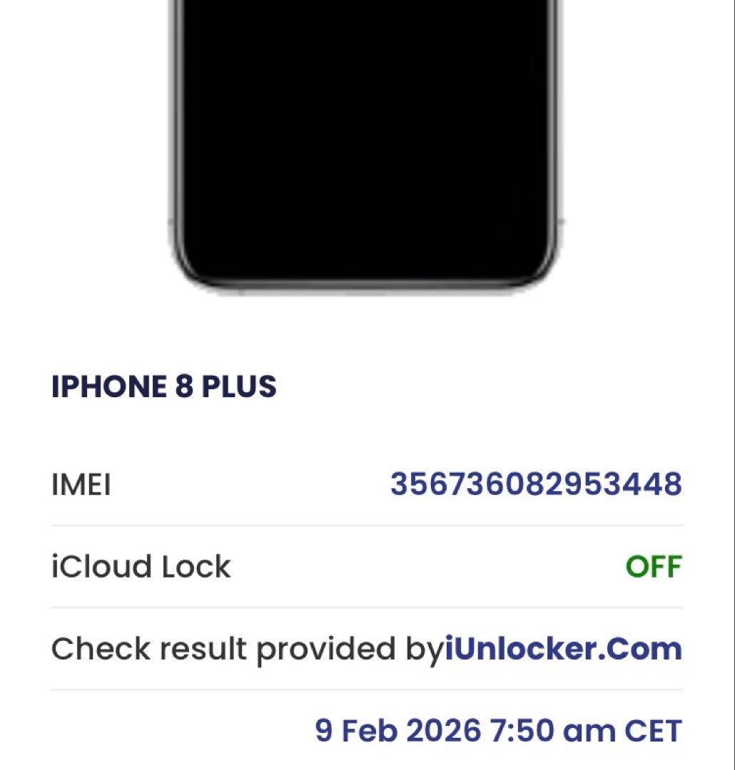 iPhone8Plus 256GB シルバー Softbank SIMロックあり