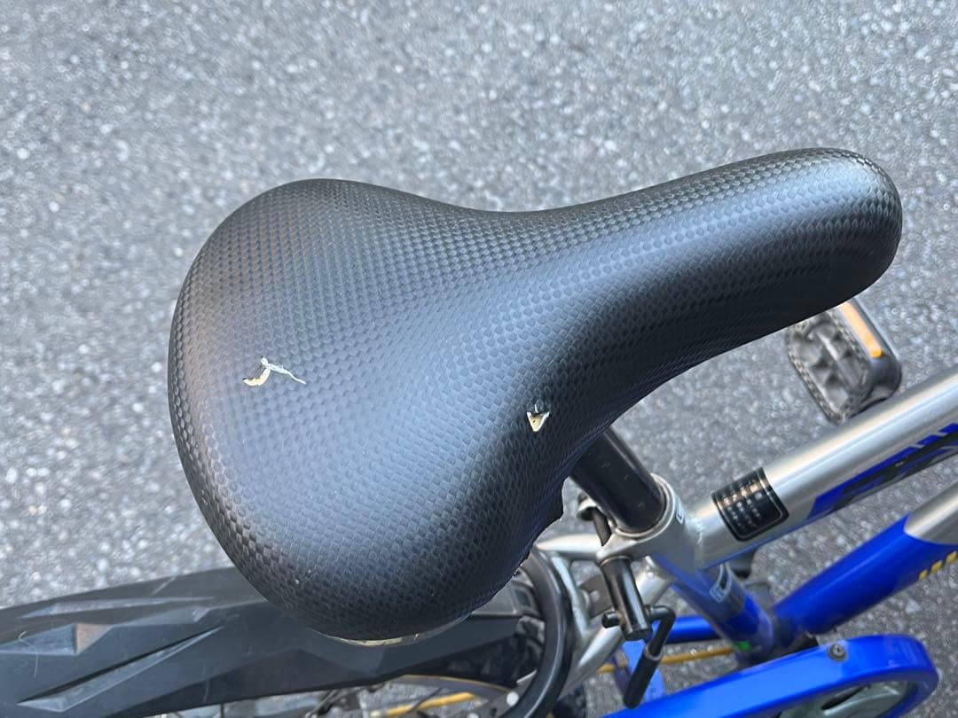 M*i様 中古LEDオートライト6段変速子ども自転車★22インチ★シルバー※配達