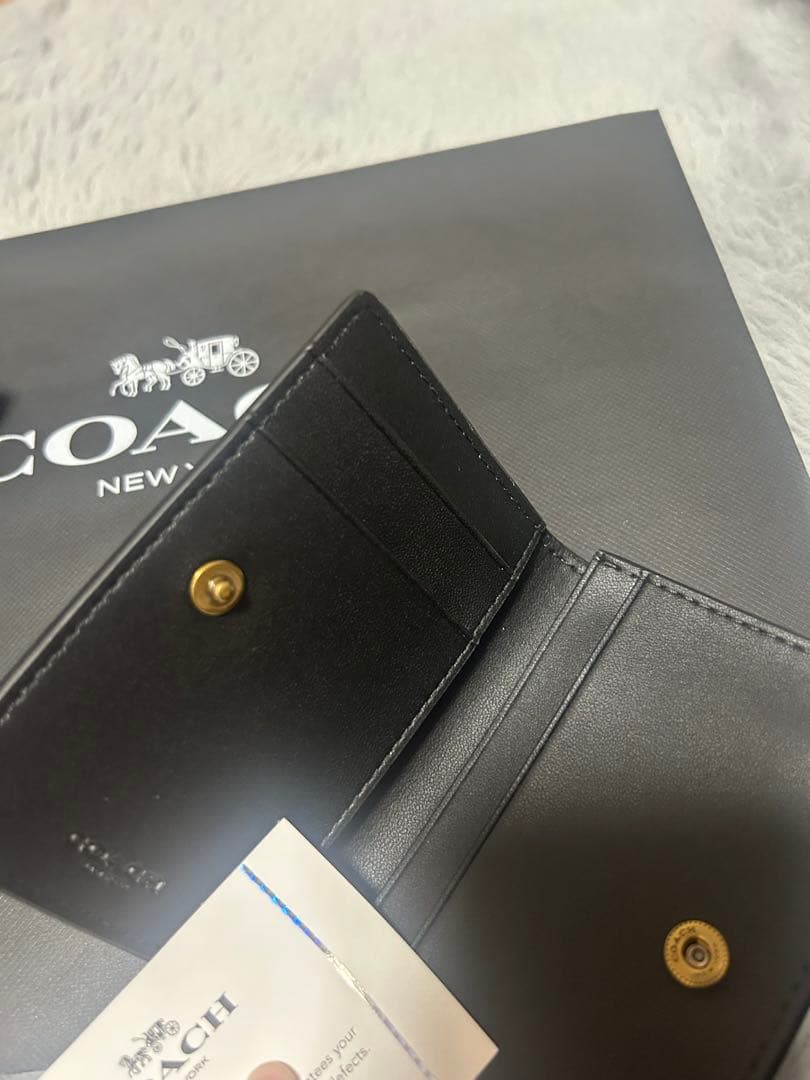 【新品】COACH ブラック 名刺入れ