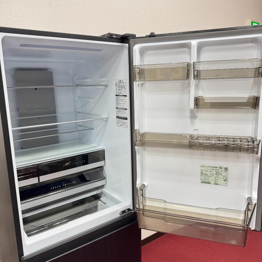都内23区配送無料　展示品未使用AQUA４ドア冷蔵庫2025年製　洗浄/除菌済み