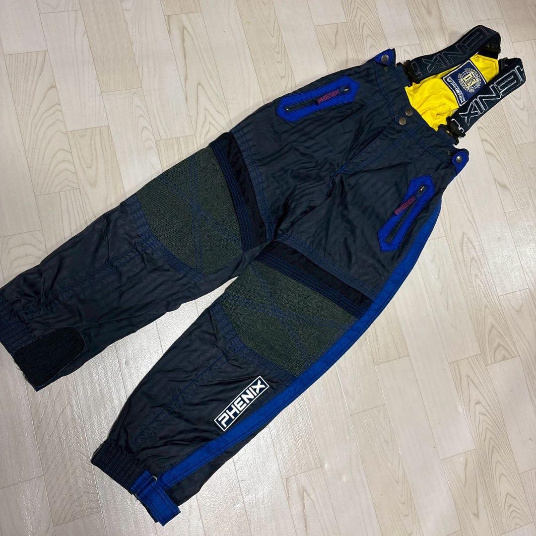 PHENIX スキーウェア 青/黒 フード付き　M 送料無料