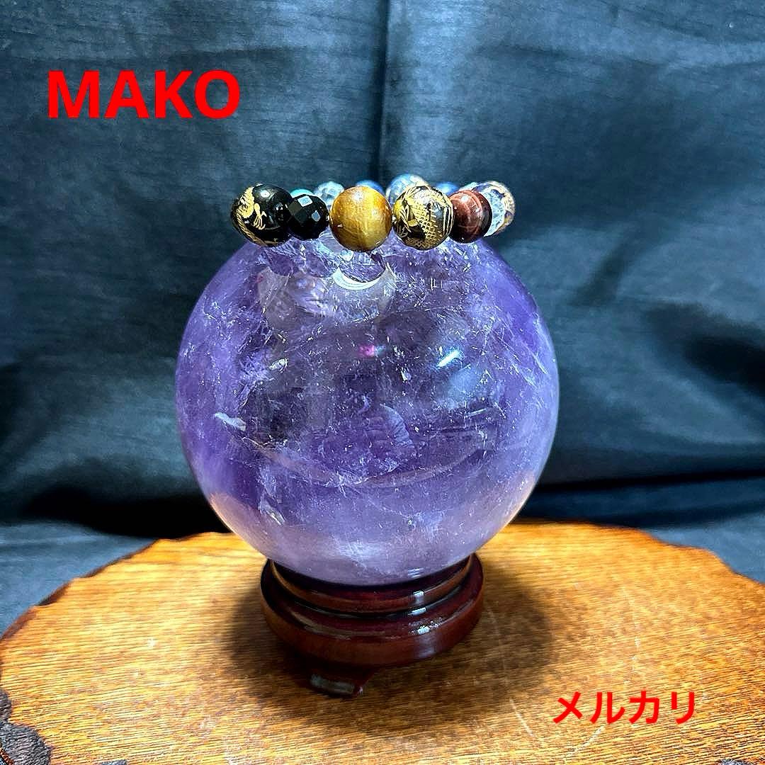 M1776☆アメジスト丸玉直径120mm2.4Kg☆天然石☆N50601-A