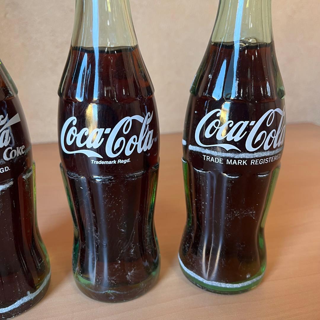 ヴィンテージ コカ・コーラ 中身入り 190ml 未開栓 観賞用 3本セット