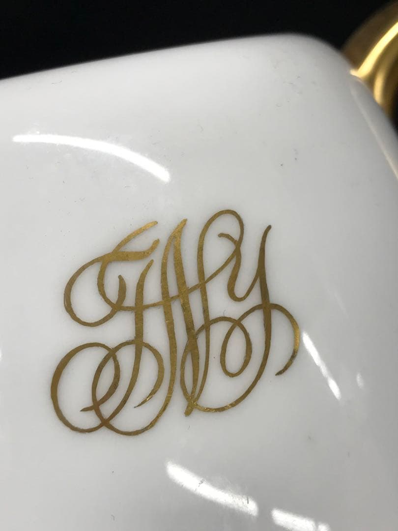 【USED】大倉陶園　ティーセット　ティーポット　クリーマー　シュガーポット