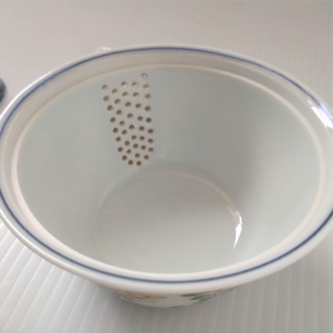 京焼 平安 四代 三浦竹泉 竹泉 色絵花蝶文 煎茶器 宝瓶 茶器 茶道具 極美品