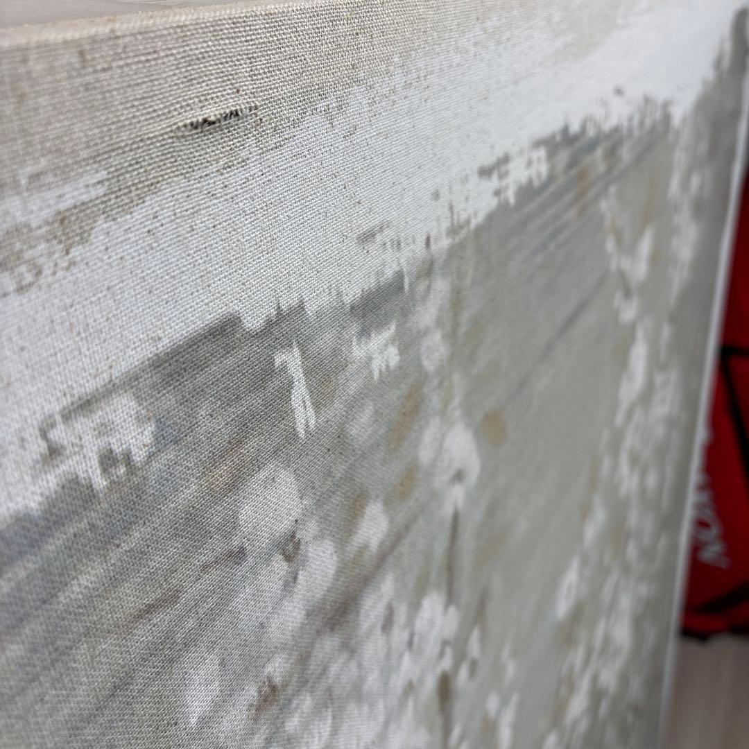 送料込み❣️早物勝ち❣️大幅値下げ！‼️サラグレース　グレー背景の桜装飾画