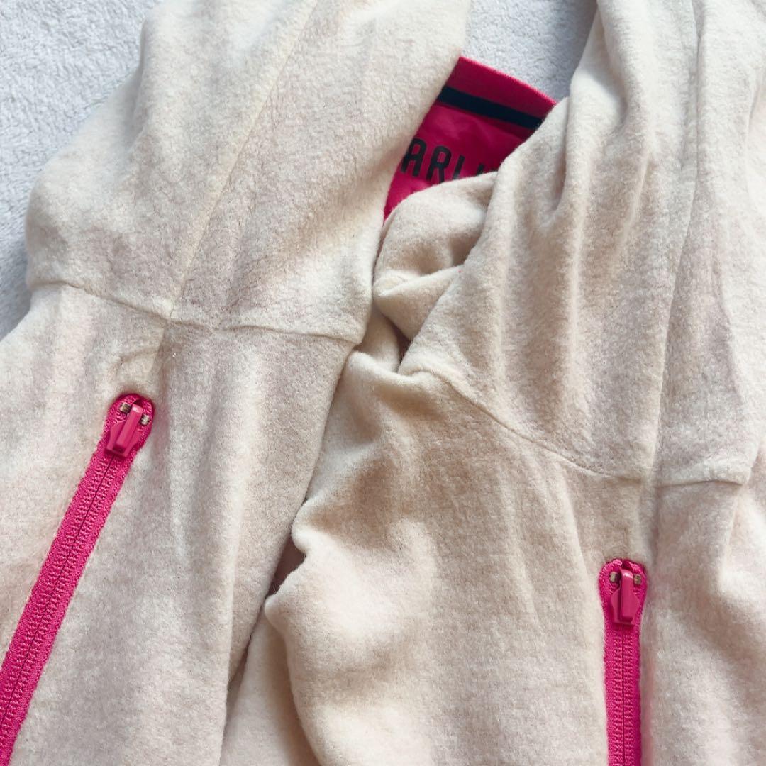 極美品　パーリーゲイツ　リバーシブル　スニード　ピンク　白　フリース　2way