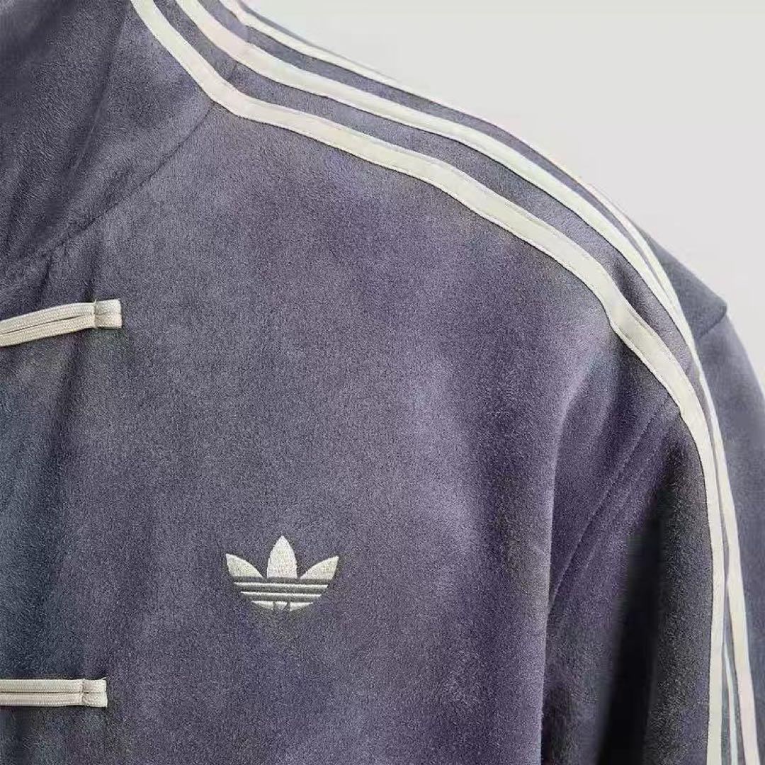 adidasアディダス 中国限定 蛇年 グレー ハイネックジャケット