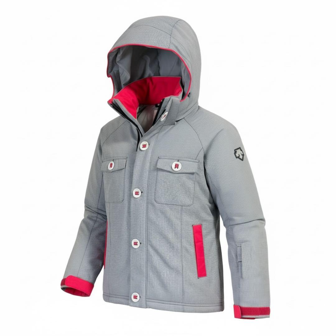 美品 デサント DESCENTE キッズ スキーウェア サイズ140 スノボにも