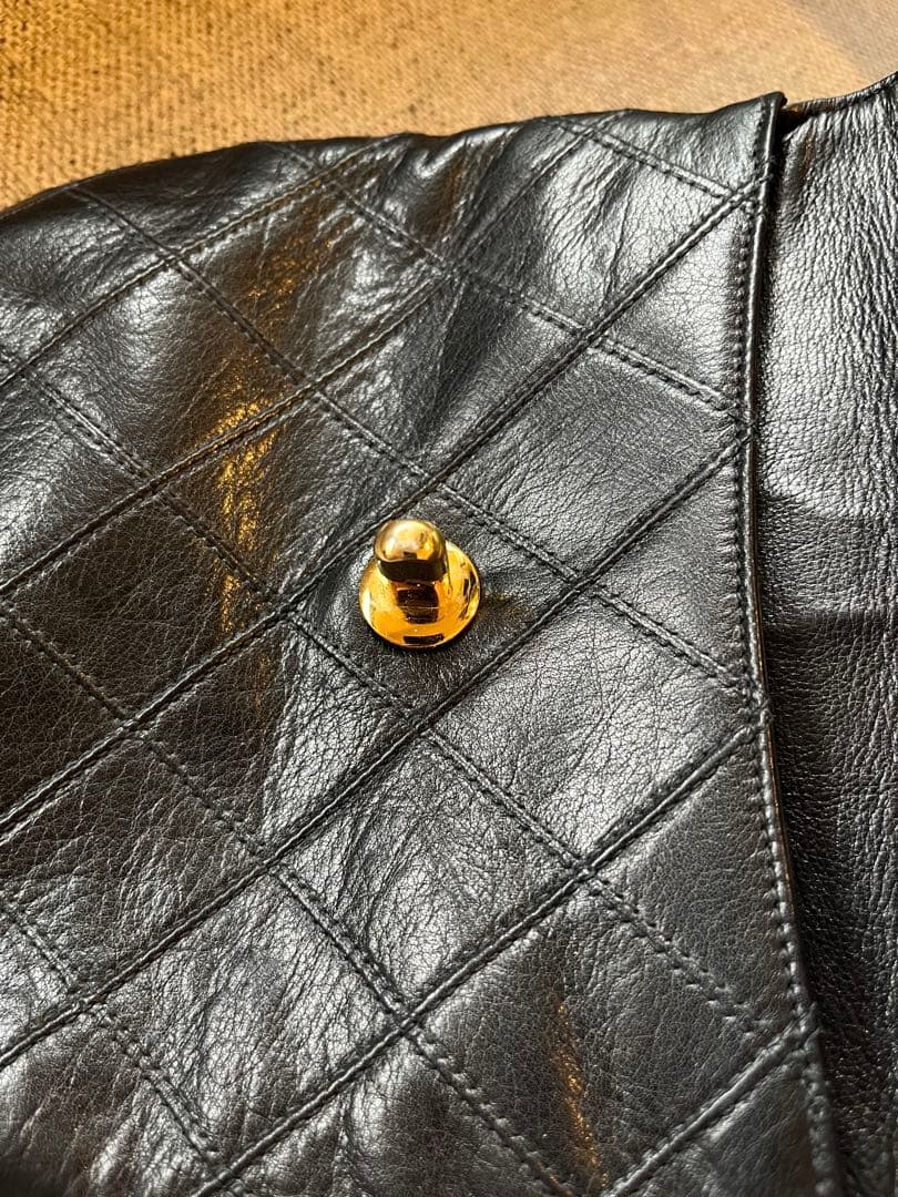 CHANEL ビコローレ　ウエストポーチ　ブラックレザー ショルダー