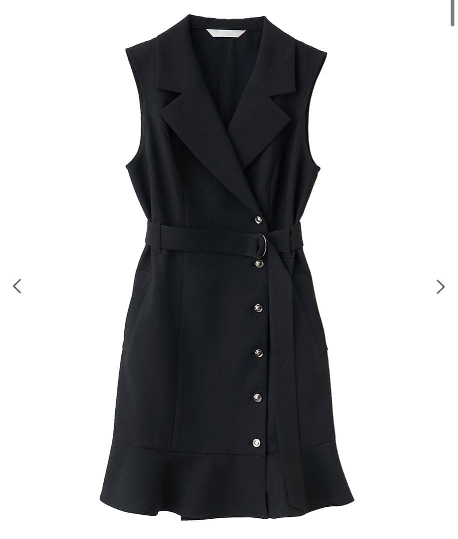 LILLIAN CARAT ヘムフレアジャケットミニワンピース