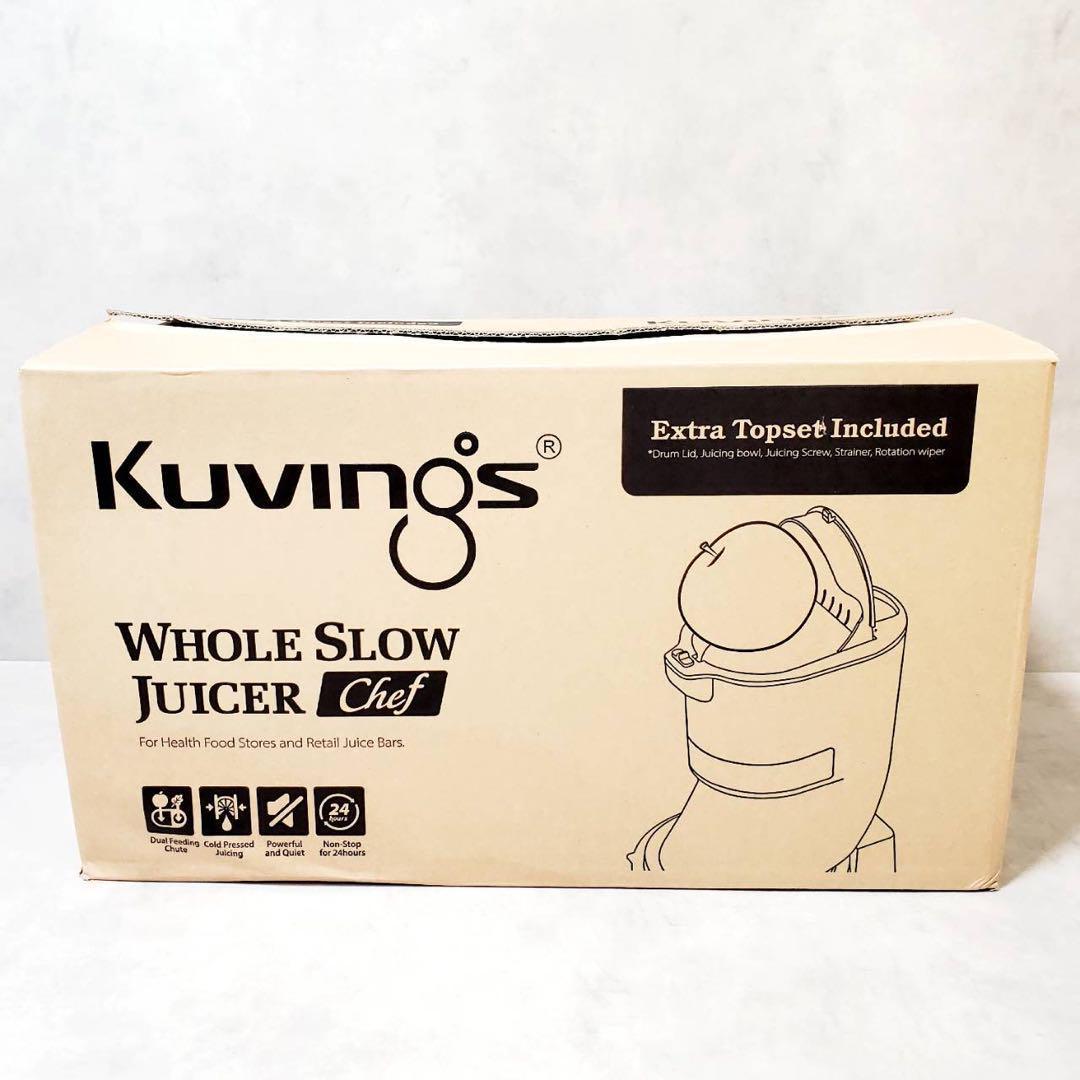 【新品未使用】クビンス ホールスロージューサー シェフ CS600SM