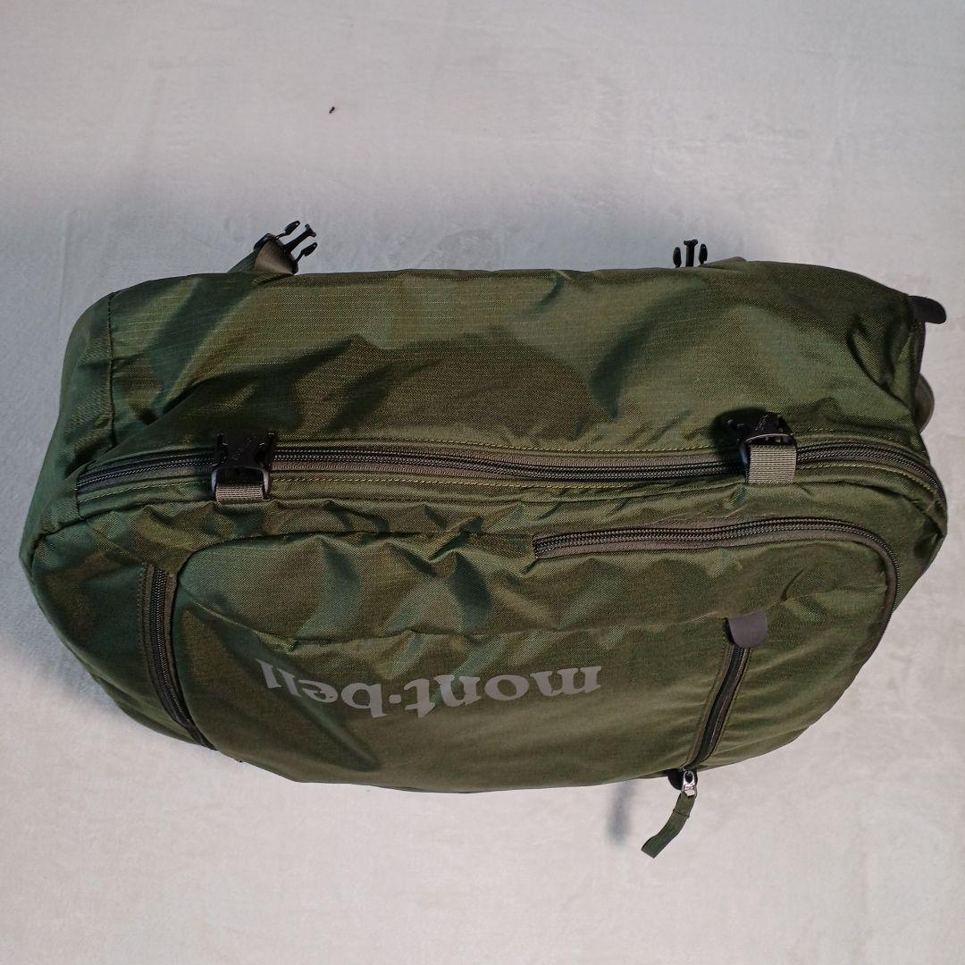 mont-bell モンベル　3WAYバッグパック　大容量　オリーブ