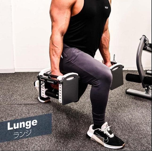 中古26-6パワーブロック ダンベル 可変式 42kg 2個セット24段階調節