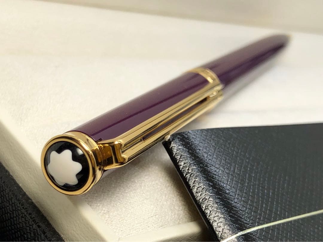 非常にレアなパープル軸※未使用品！稀少軸色！オブリュージュ15280★モンブラン