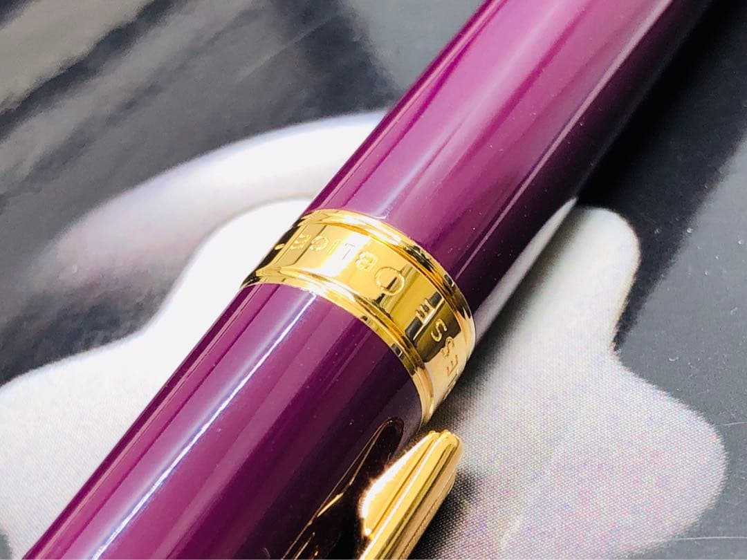 非常にレアなパープル軸※未使用品！稀少軸色！オブリュージュ15280★モンブラン