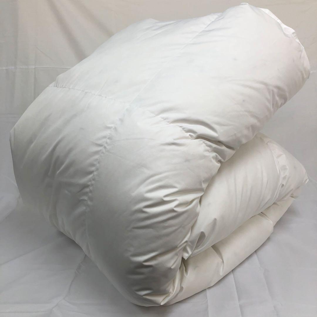 羽毛布団 クイーン クィーン ニューゴールド 白色 日本製 210×210cm