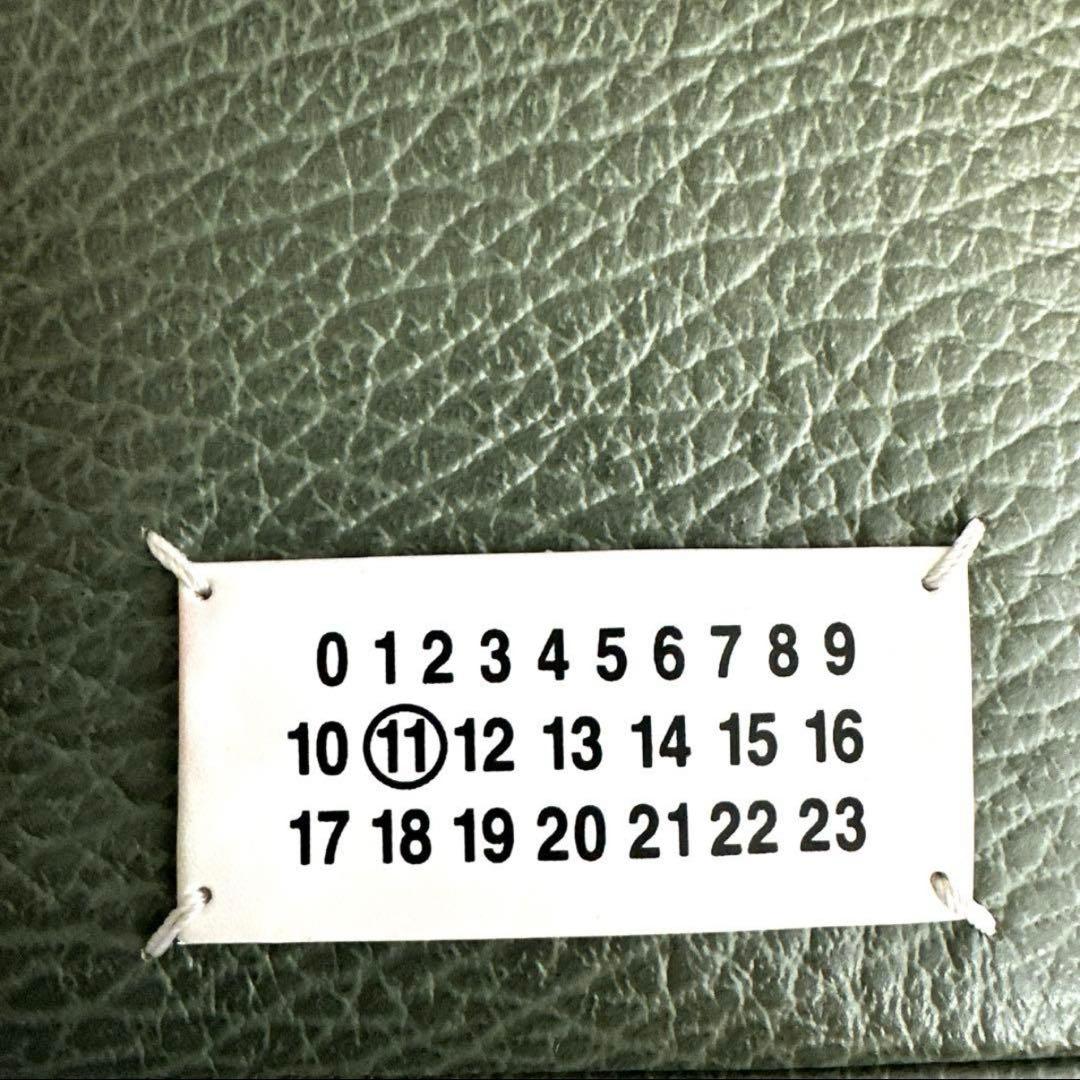 一度使用のみ/メゾン マルジェラショルダーバッグ 5AC バケットバッグ/カーキ