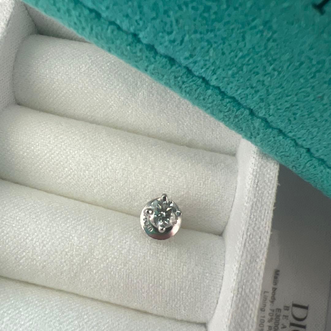 即日発送！確実正規品刻印入り鑑定済みティファニー プラチナ ダイヤモンドピアス