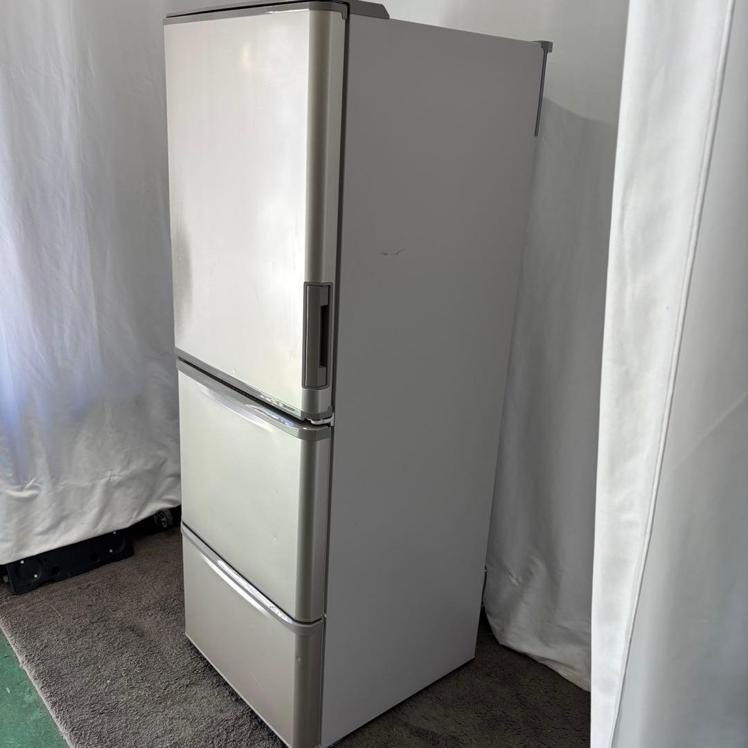 ★858　冷蔵庫　シャープ　300-400ℓ　大型　両開き　中古　安い　設置無料