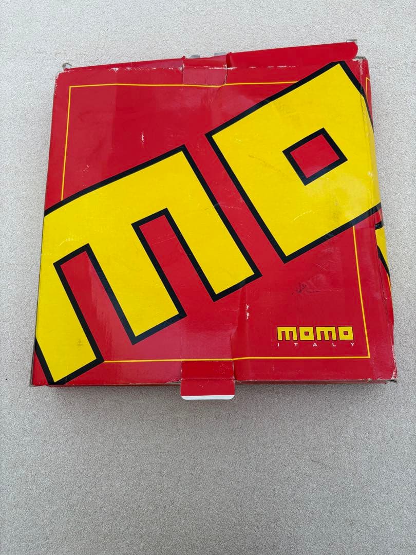 MOMO JET 32φブラックレザー ステアリング