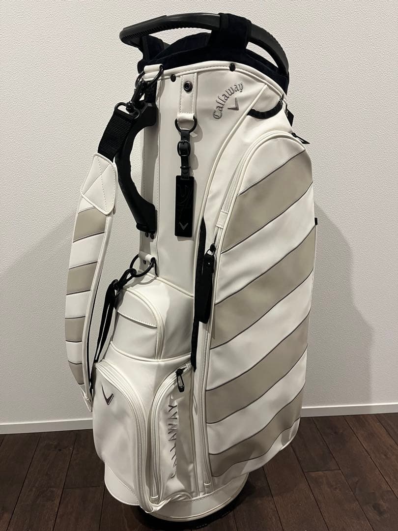 Callaway ホワイトキャディバッグ ストライプデザイン　専用