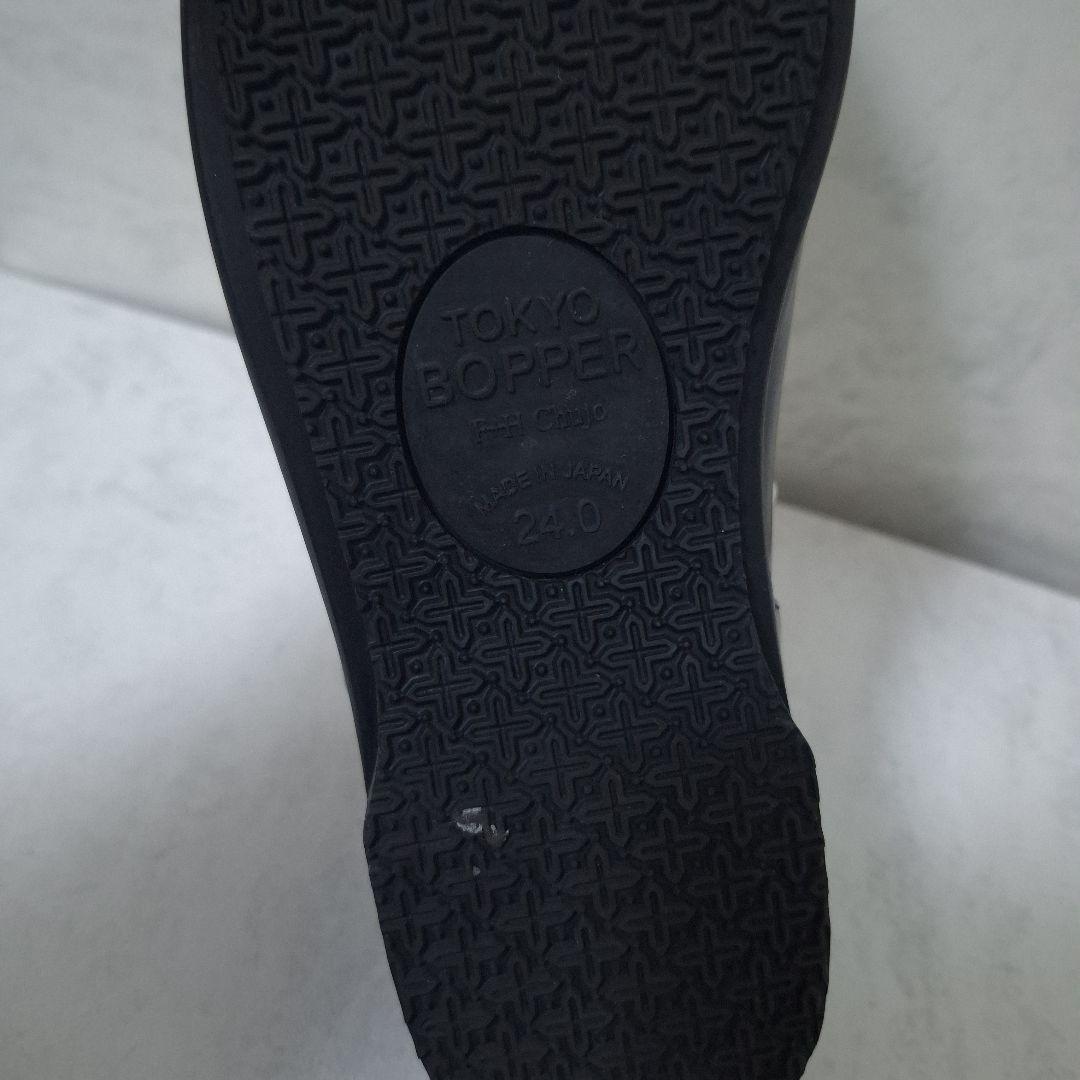 トーキョーボッパー パール メリージェーン フラットパンプス 黒 送