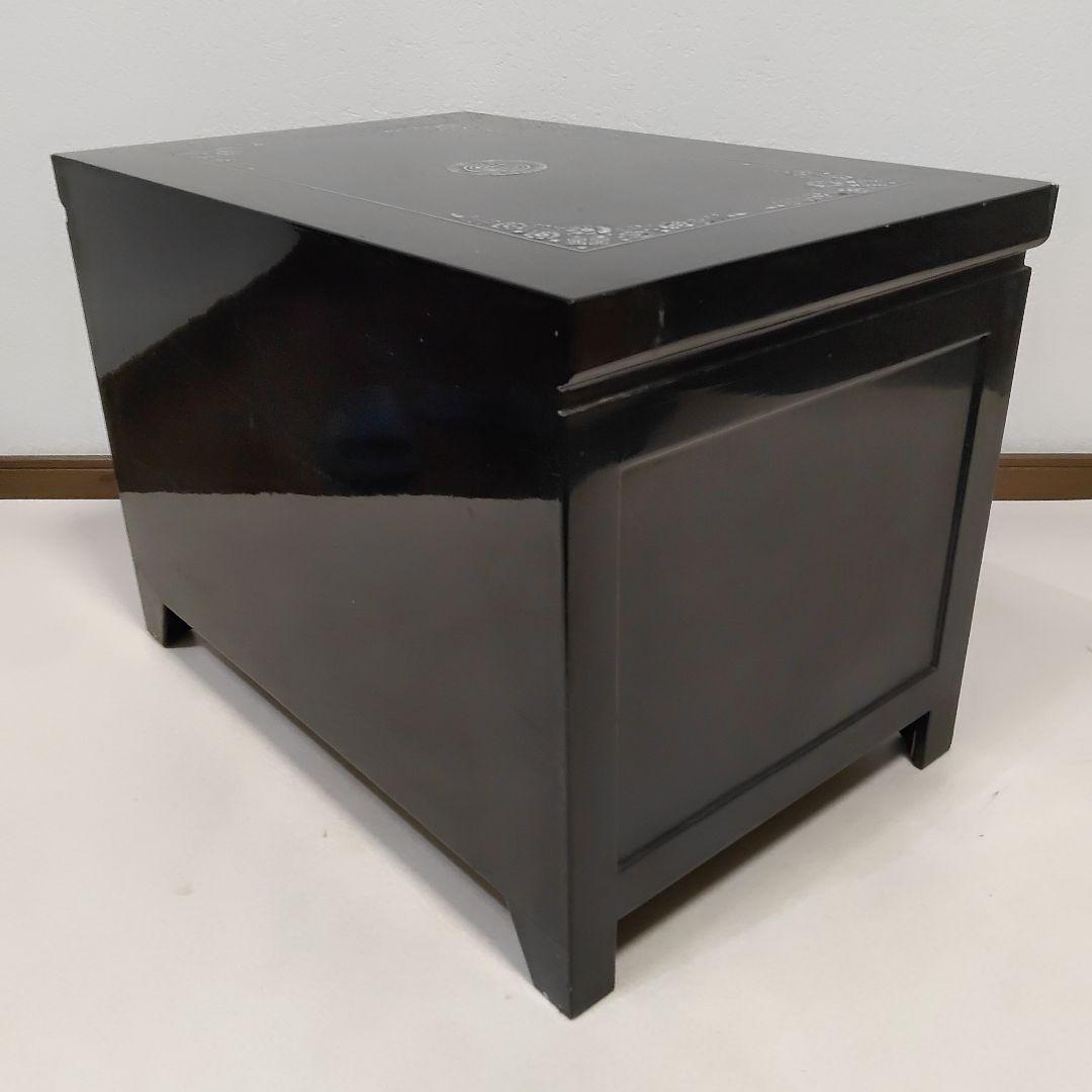 韓国　伝統工芸品　螺鈿細工　花鳥模様　収納棚　キャビネット　送料無料