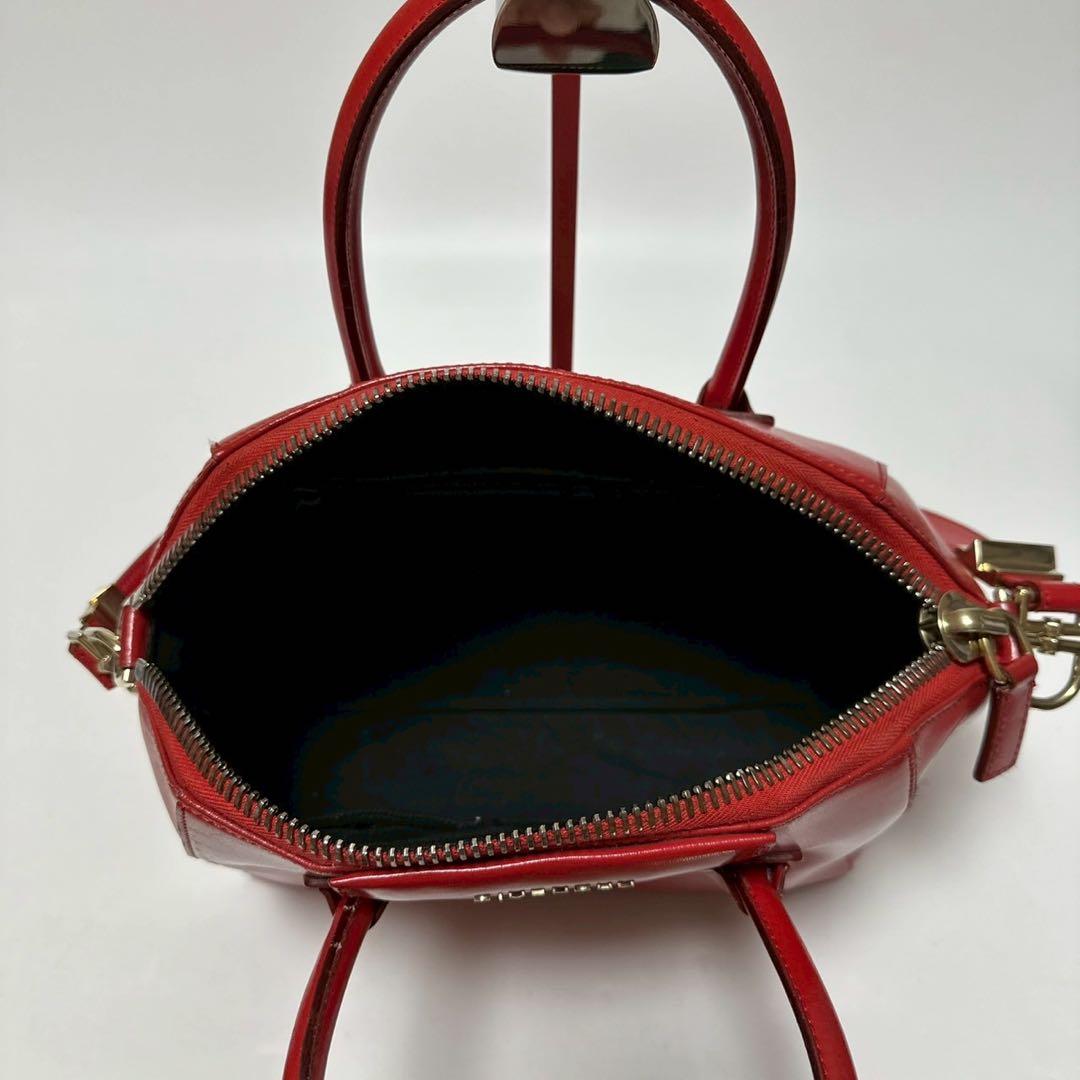 p87【美品】保存袋付　ジバンシー　アンティゴナ　スモール2wayショルダー.