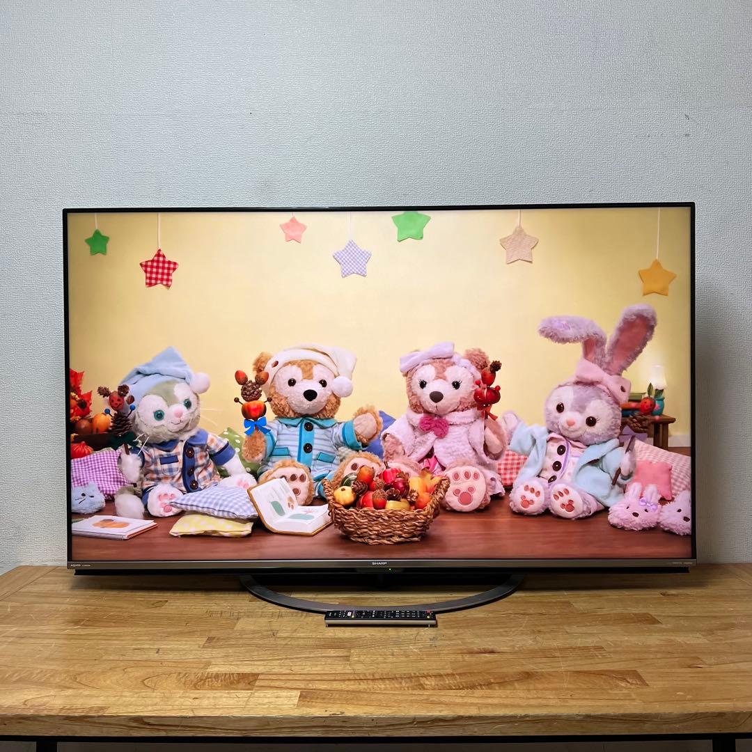 シャープ 60V型 4K液晶テレビ AQUOS LC-60US45 動画アプリ○