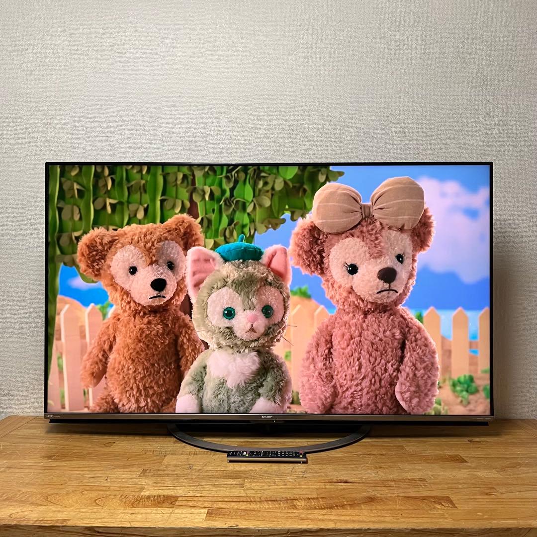 シャープ 60V型 4K液晶テレビ AQUOS LC-60US45 動画アプリ○