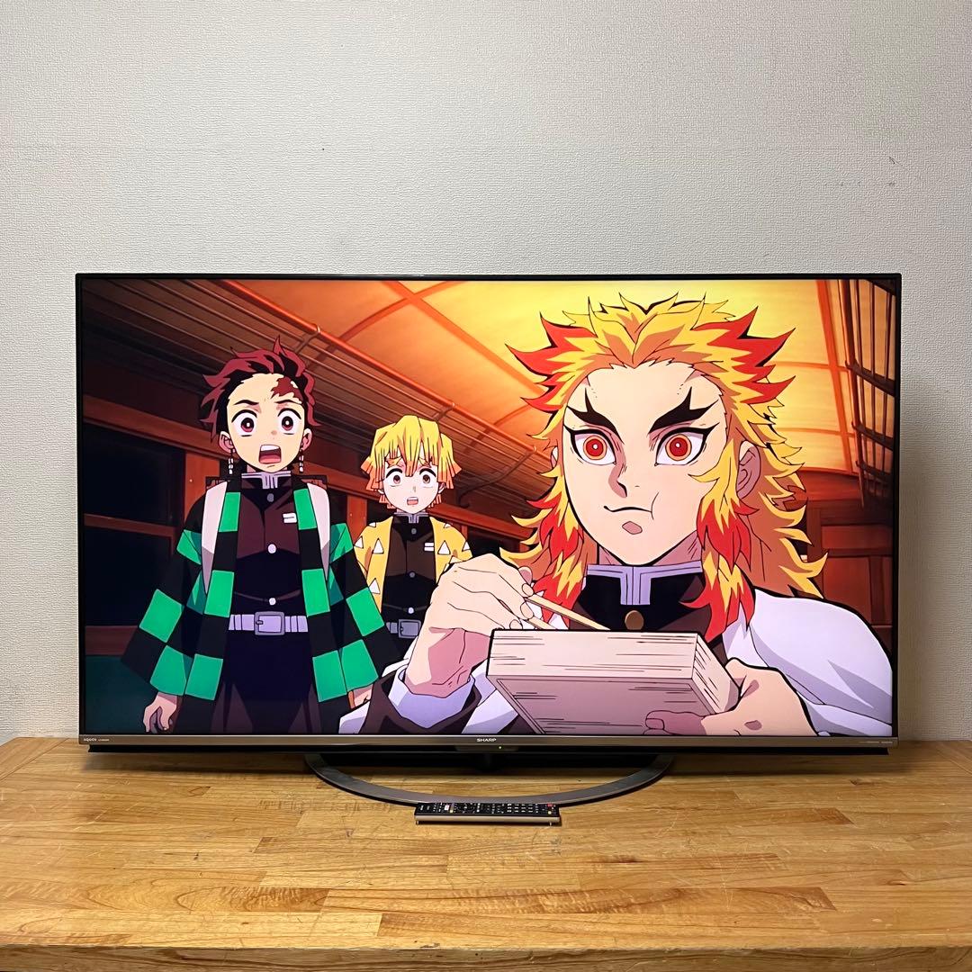 シャープ 60V型 4K液晶テレビ AQUOS LC-60US45 動画アプリ○