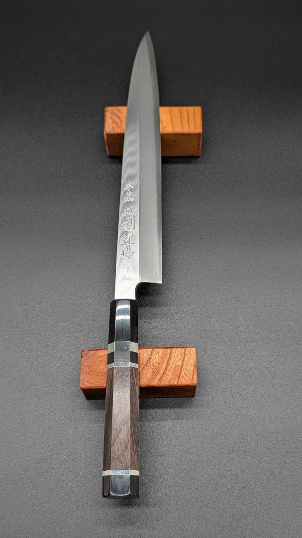 精魂道場 _ 柳刃包丁 _ 青二鋼 _ 本霞 _ 九寸(刃長270mm)