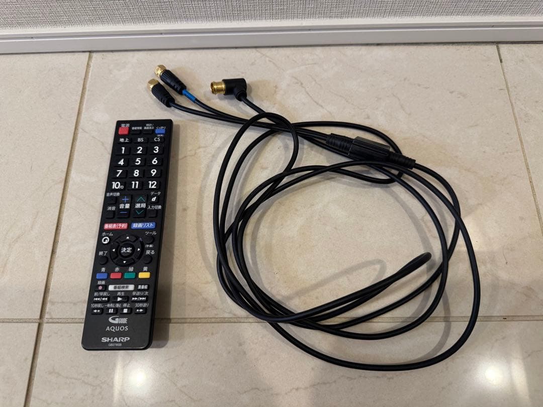 SHARP 24V型 AQUOS 液晶テレビ 2T-C24ADB