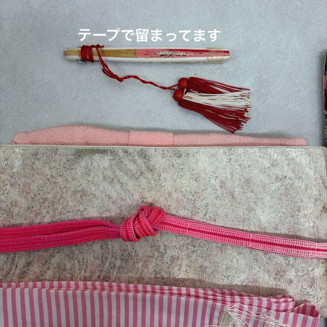 No.k005七五三 7歳 着物 フルセット レトロ柄